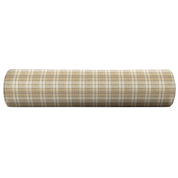 Dodson Plaid in Tussah Bolster Cover - Liza Pruitt