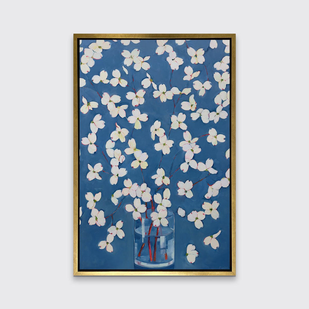 Dogwoods in Blue - Open Edition Canvas Print - Liza Pruitt