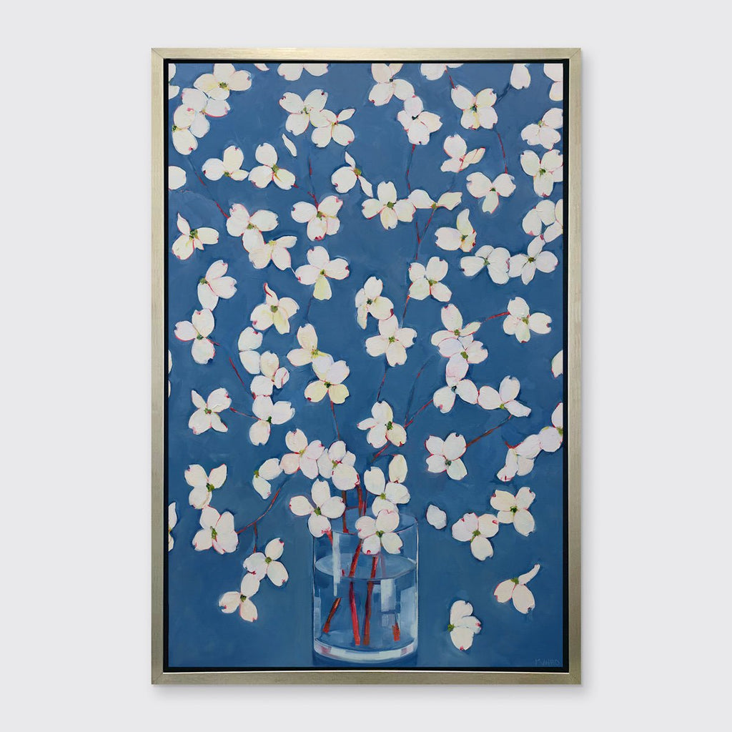 Dogwoods in Blue - Open Edition Canvas Print - Liza Pruitt