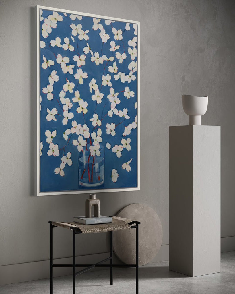 Dogwoods in Blue - Open Edition Canvas Print - Liza Pruitt