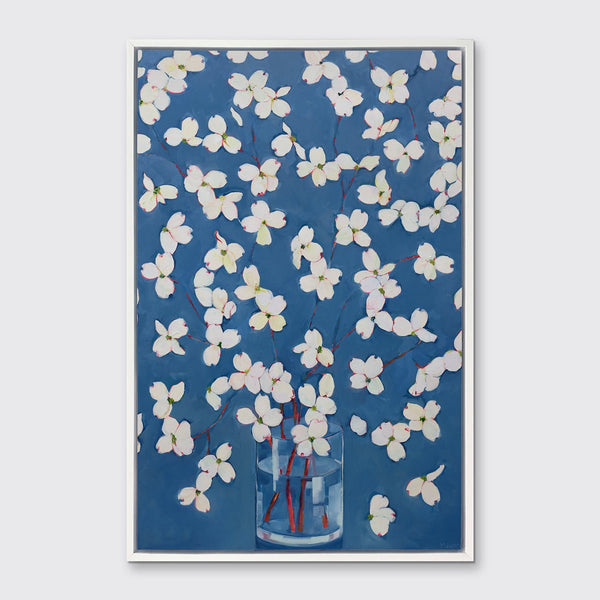 Dogwoods in Blue - Open Edition Canvas Print - Liza Pruitt