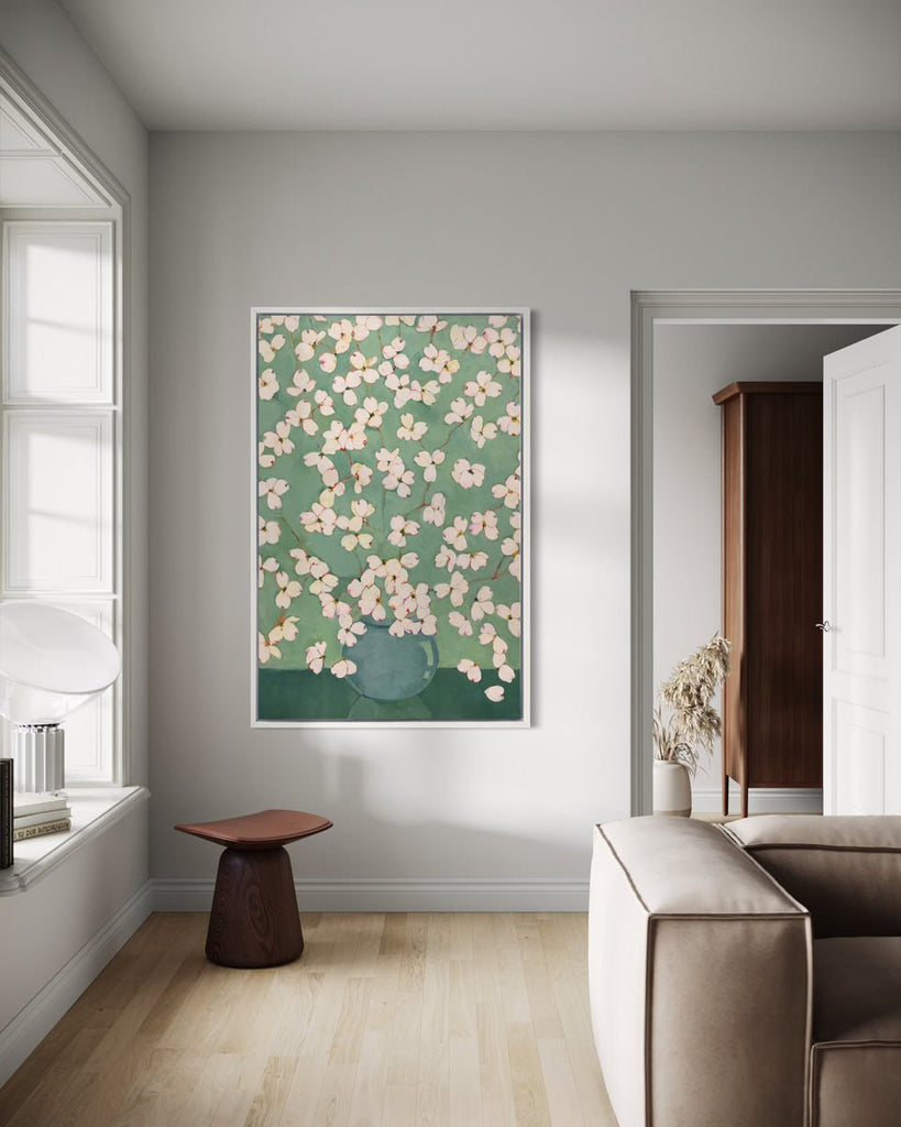 Dogwoods in Green - Open Edition Canvas Print - Liza Pruitt