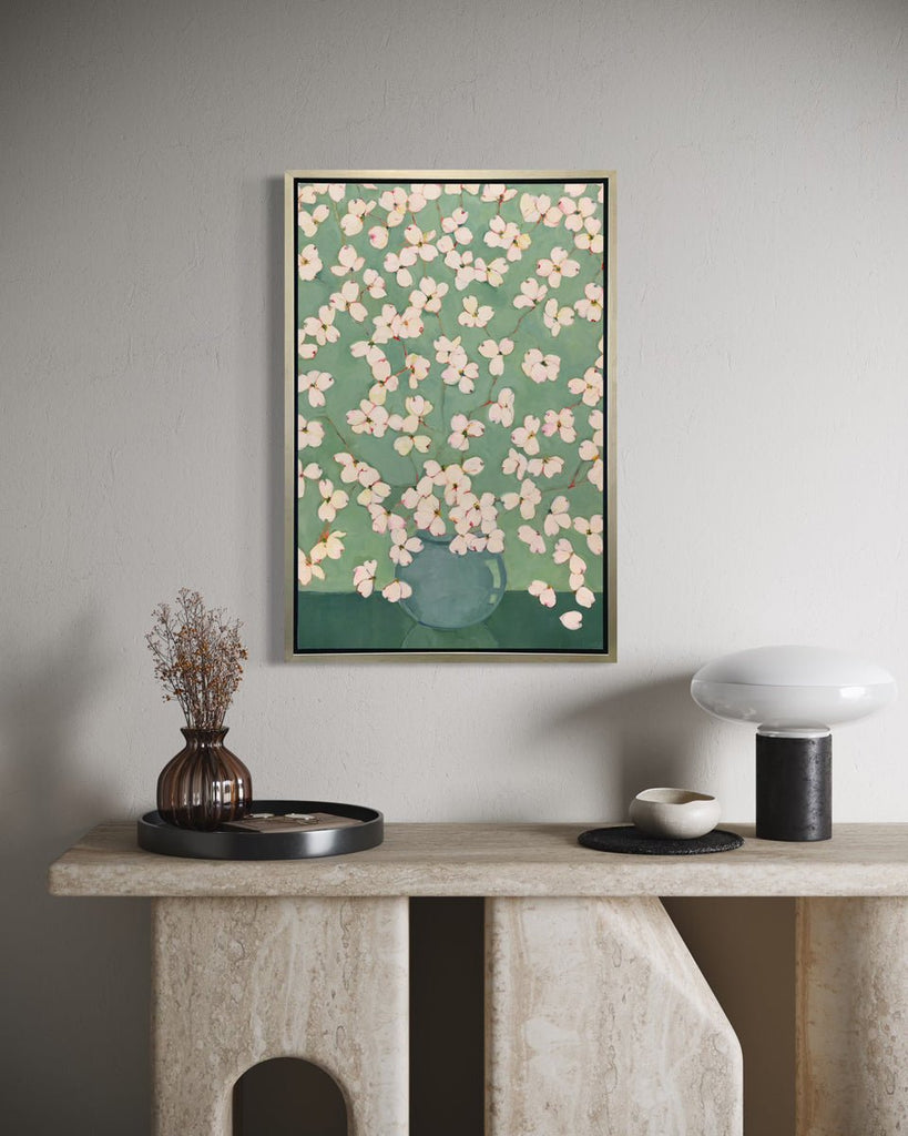 Dogwoods in Green - Open Edition Canvas Print - Liza Pruitt