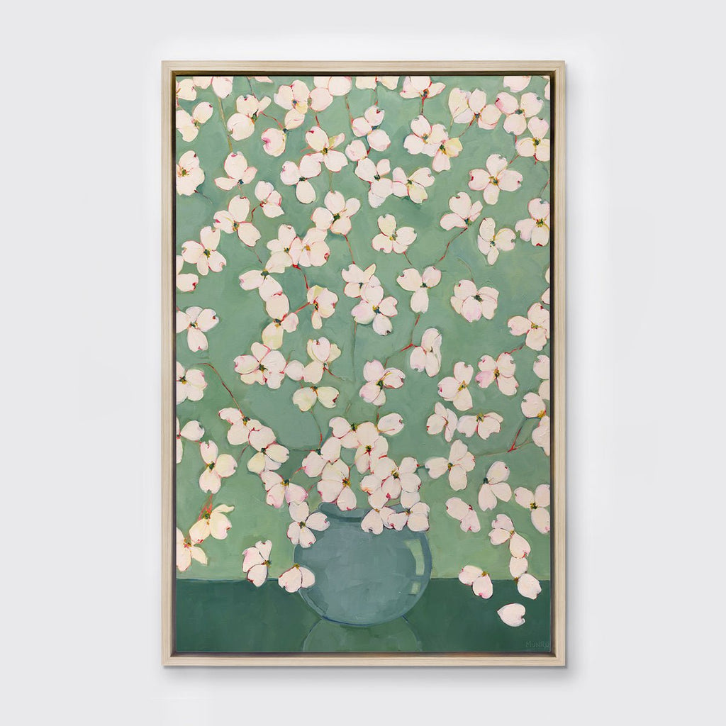 Dogwoods in Green - Open Edition Canvas Print - Liza Pruitt