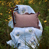Dorothy Blue Embroidered Quilted Throw Blanket - Liza Pruitt