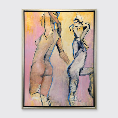 Dual Figures IV - Open Edition Canvas Print - Liza Pruitt