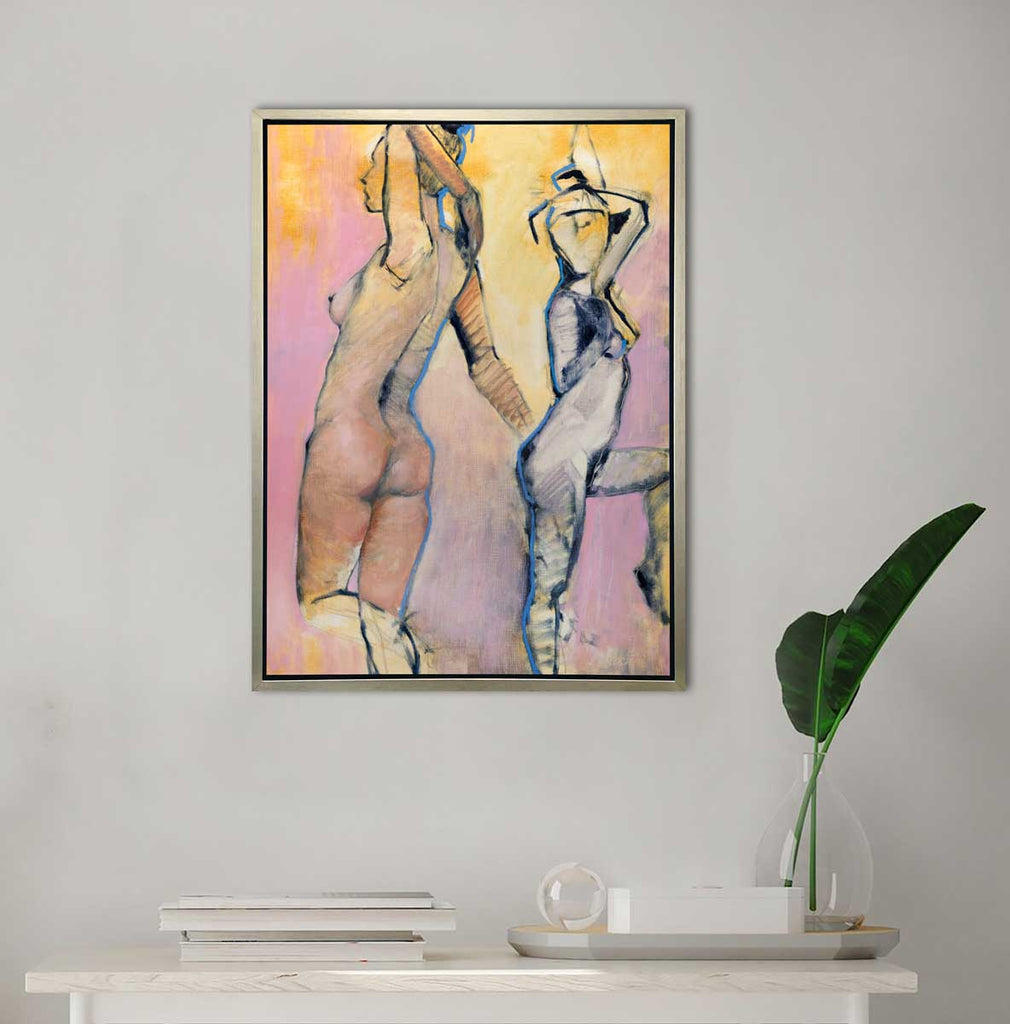 Dual Figures IV - Open Edition Canvas Print - Liza Pruitt