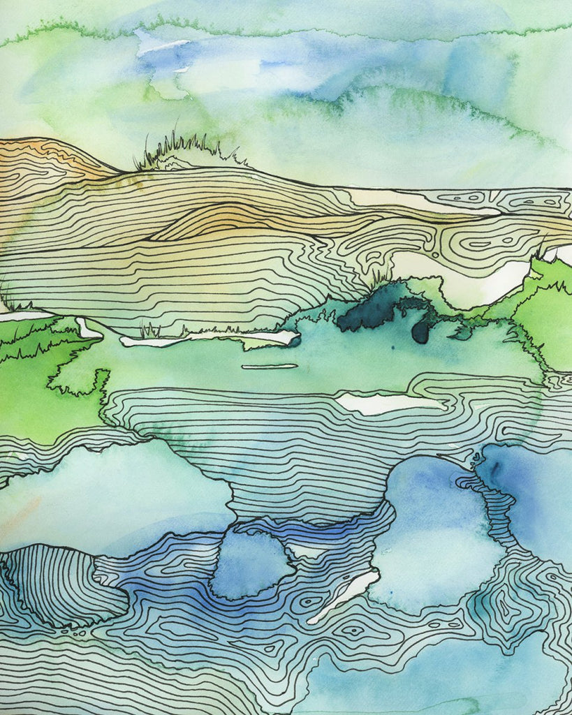 Dunes I - Open Edition Canvas Print - Liza Pruitt