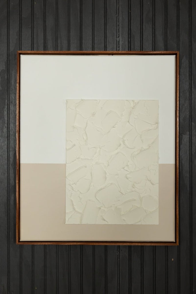 Eames Meets West - Parchment Colorway | 30" h x 24" w | Framed - Liza Pruitt