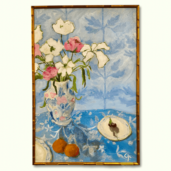 Early Summer Picnic | 36" h x 24" w | Framed - Liza Pruitt