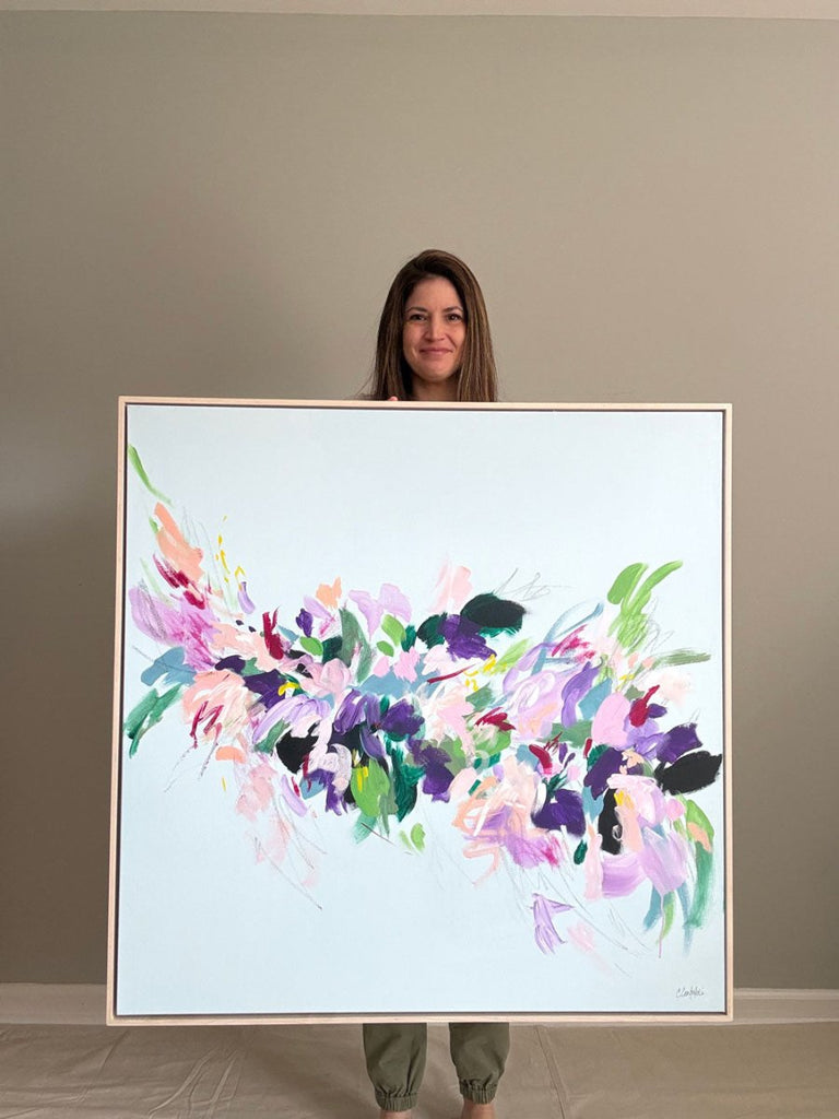 Echoes of the Heart | 36" h x 36" w | Framed - Liza Pruitt