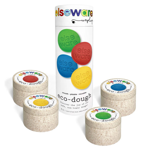 Eco-Dough (4-Pack) – Natural, Non-Toxic Multi-Colors - Liza Pruitt