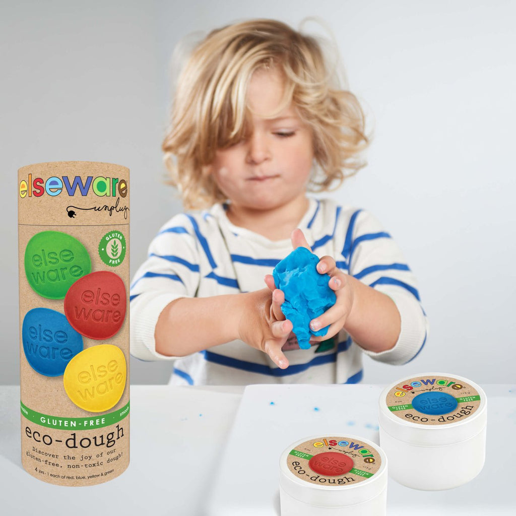 Eco - Dough 4pk GLUTEN FREE – Natural, Non - Toxic Sensory Toy - Liza Pruitt