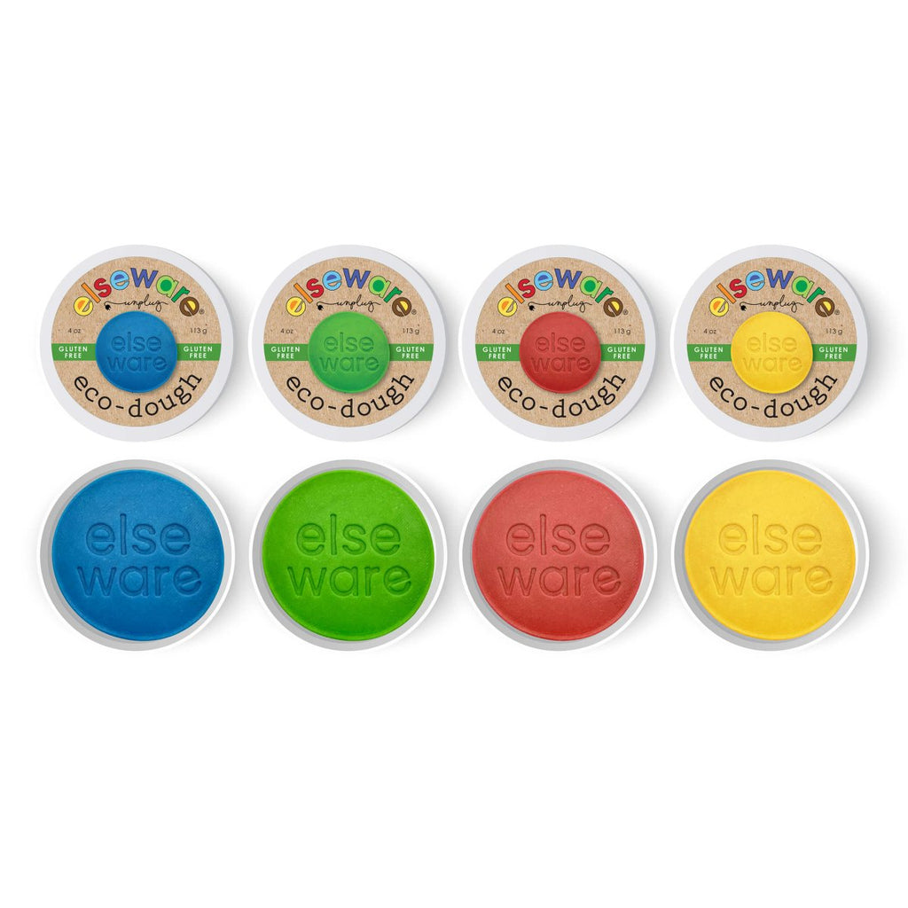 Eco - Dough 4pk GLUTEN FREE – Natural, Non - Toxic Sensory Toy - Liza Pruitt