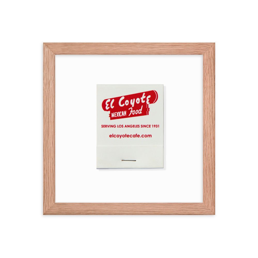 El Coyote L.A. Framed Print - Liza Pruitt