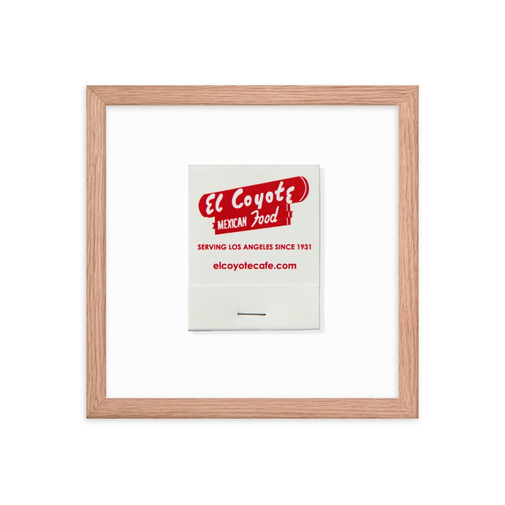 El Coyote L.A. Framed Print - Liza Pruitt