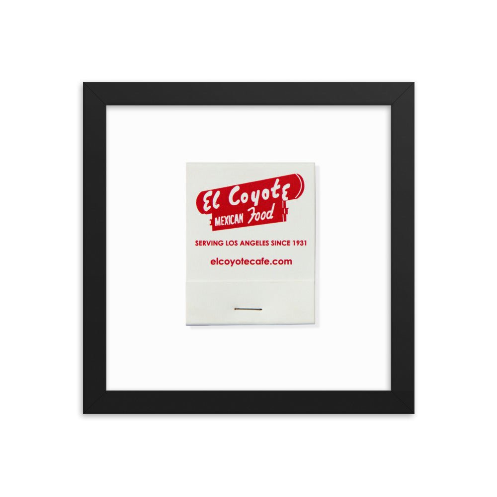 El Coyote L.A. Framed Print - Liza Pruitt