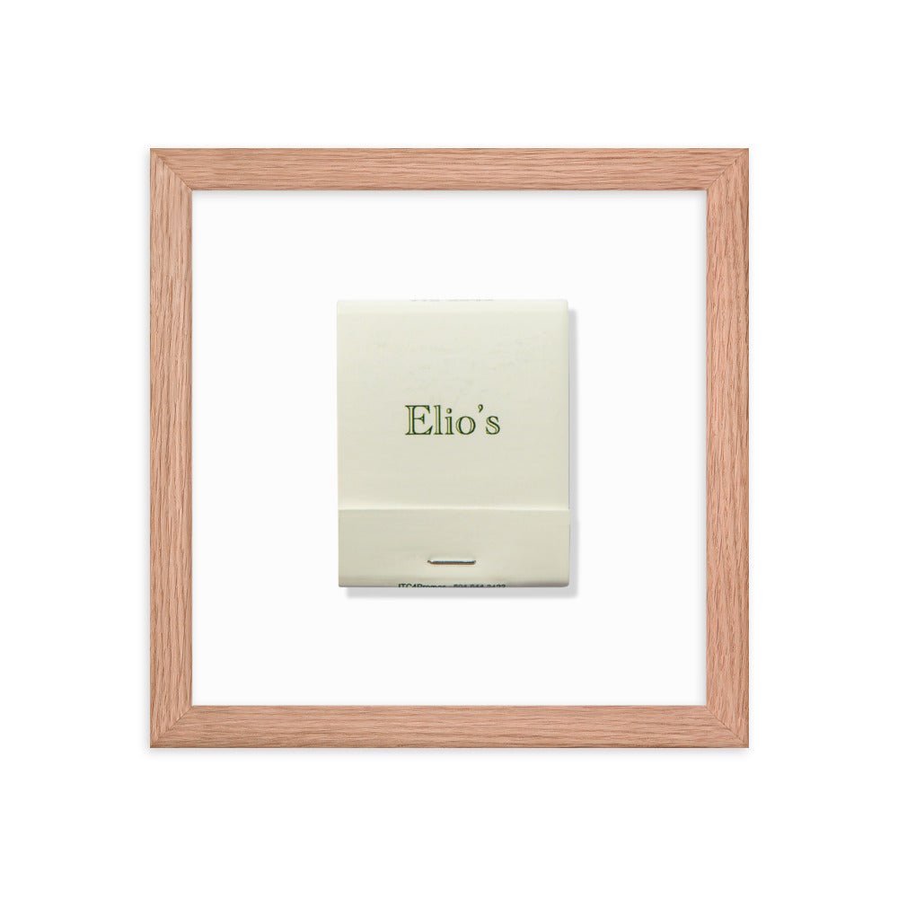 Elio’s Framed Print - Liza Pruitt