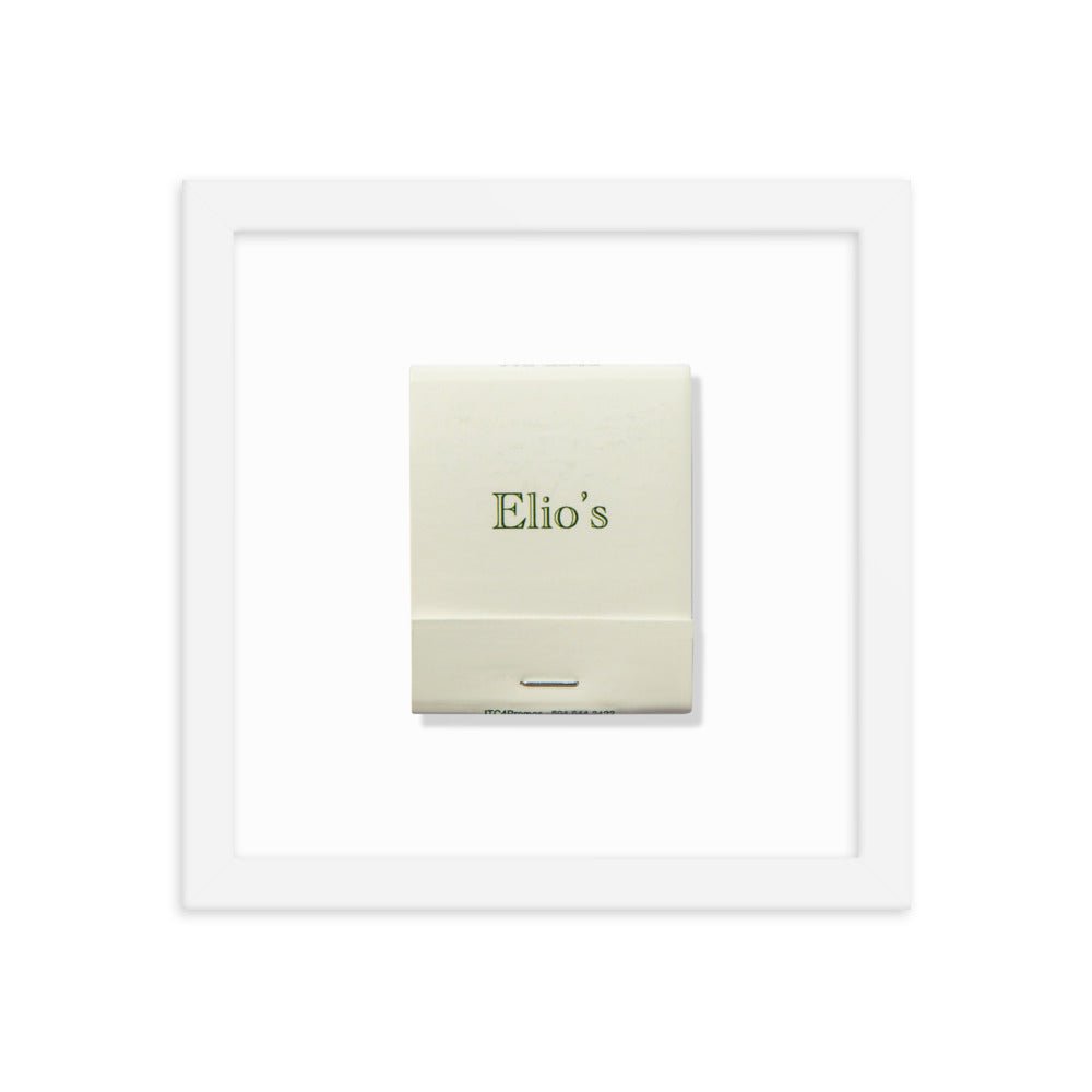 Elio’s Framed Print - Liza Pruitt