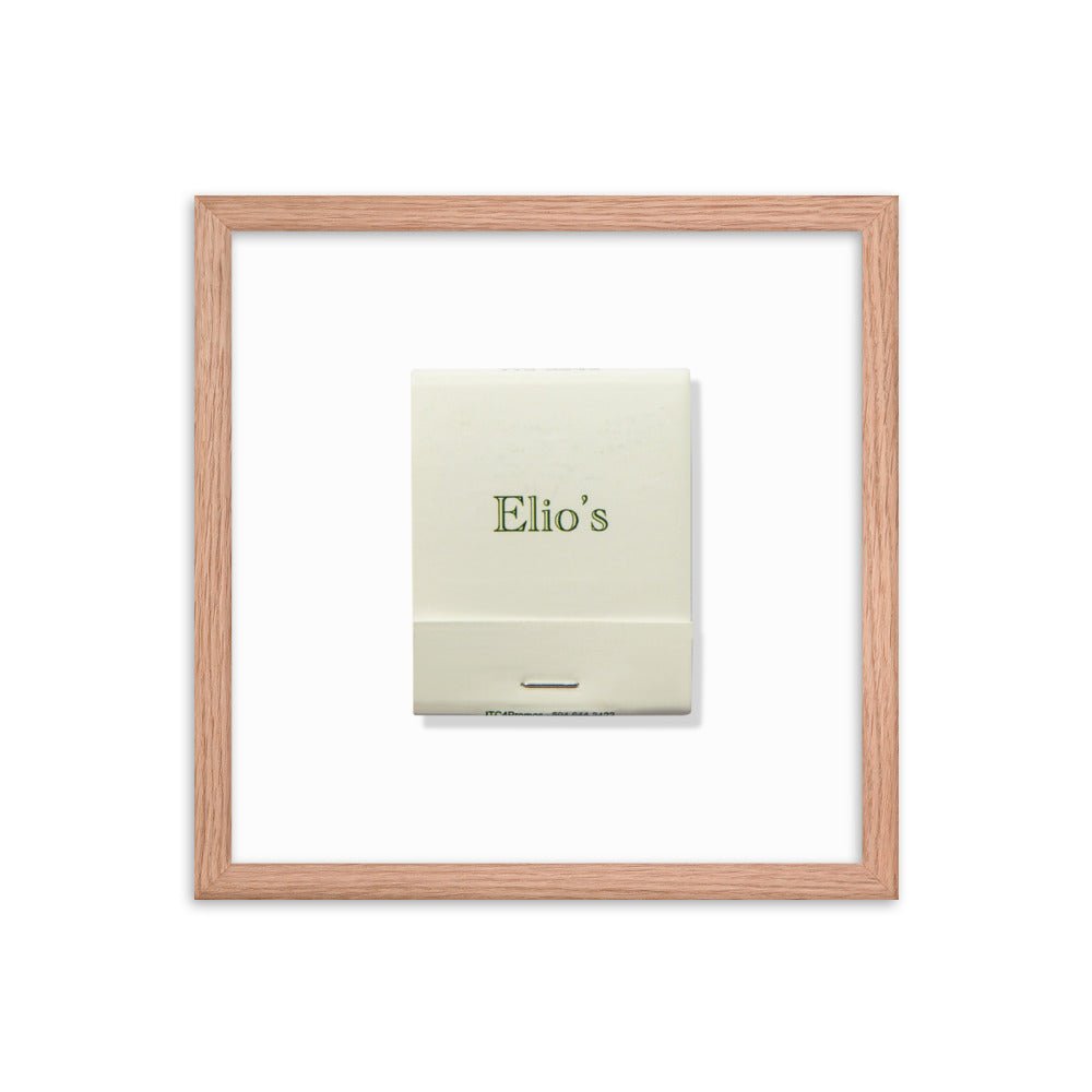 Elio’s Framed Print - Liza Pruitt