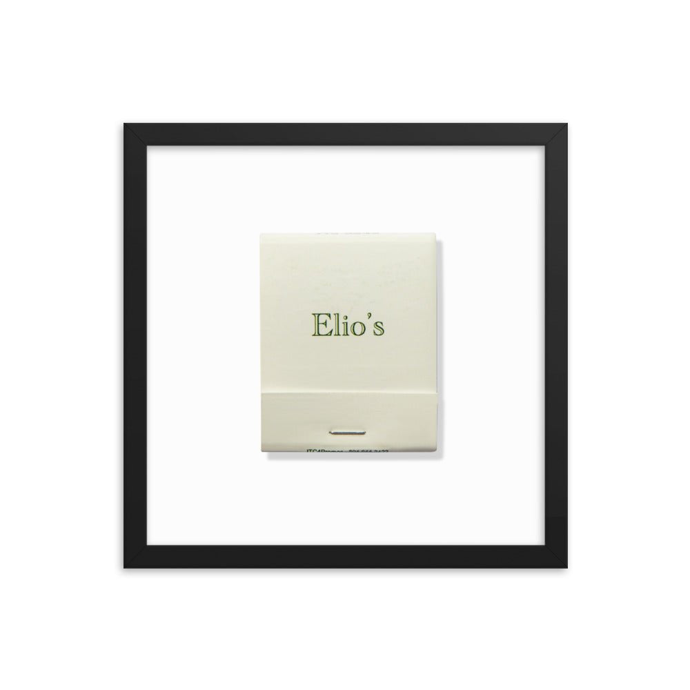 Elio’s Framed Print - Liza Pruitt