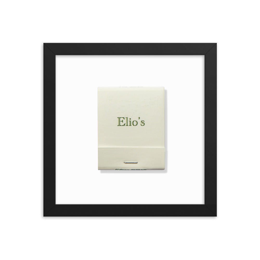 Elio’s Framed Print - Liza Pruitt