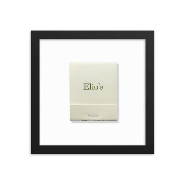 Elio’s Framed Print - Liza Pruitt