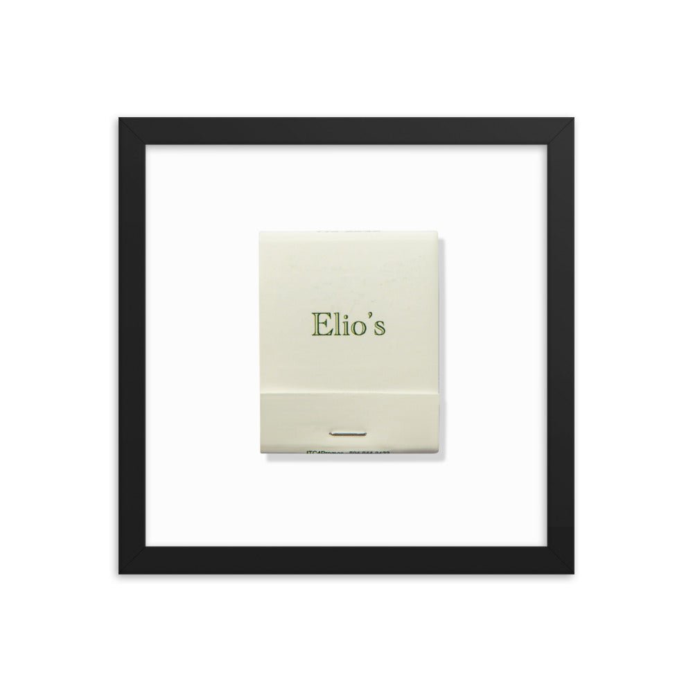 Elio’s Framed Print - Liza Pruitt