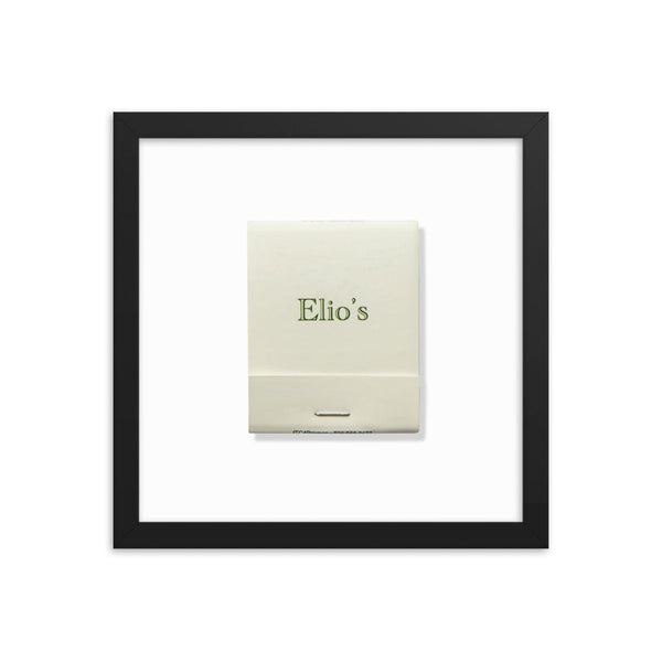 Elio’s Framed Print - Liza Pruitt