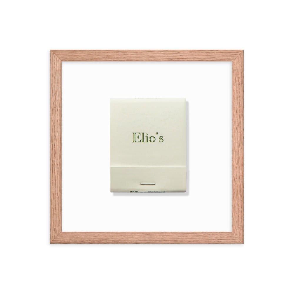 Elio’s Framed Print - Liza Pruitt