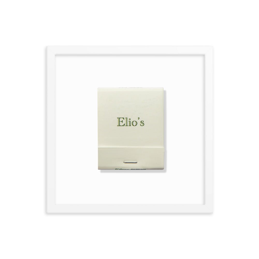 Elio’s Framed Print - Liza Pruitt