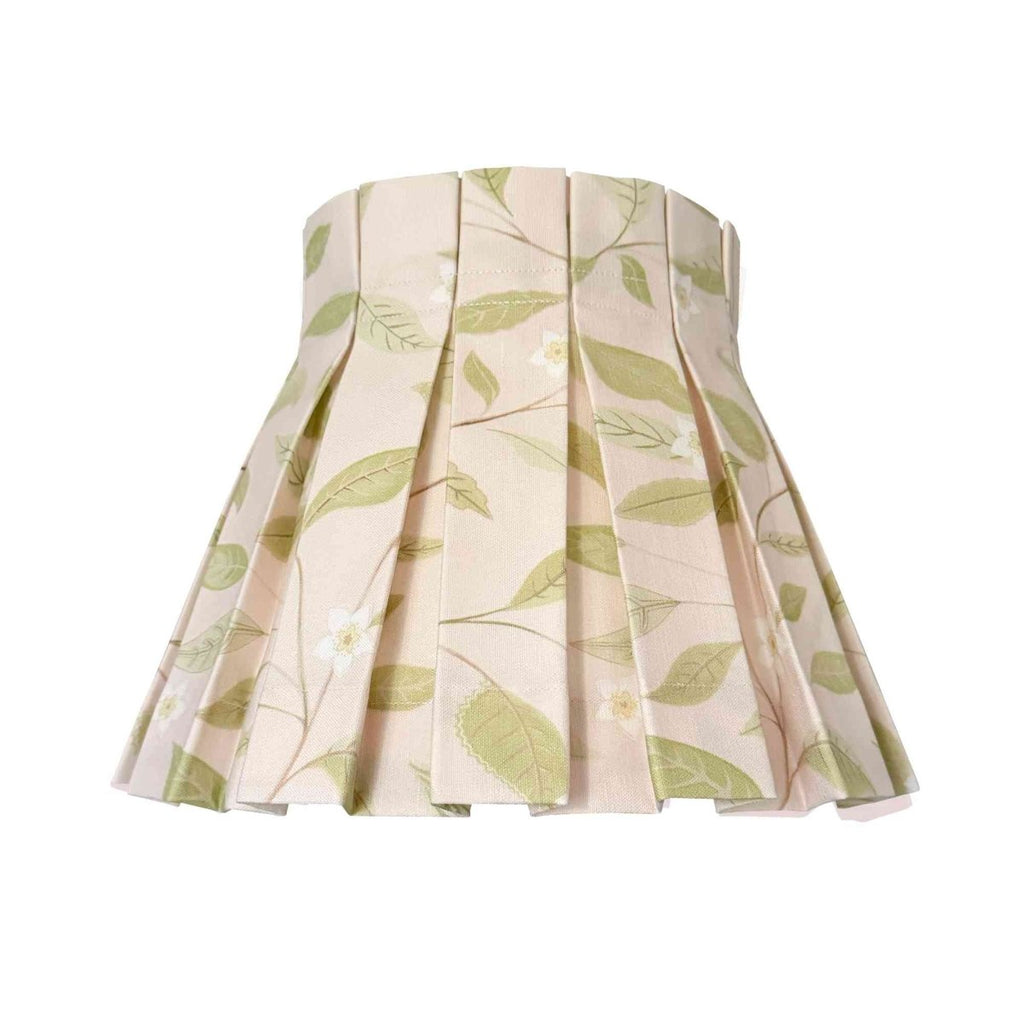 ELYSSE CLASSIC BOX PLEAT LAMPSHADE | NUDE - Liza Pruitt