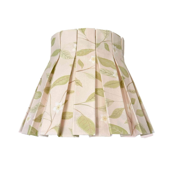 ELYSSE CLASSIC BOX PLEAT LAMPSHADE | NUDE - Liza Pruitt