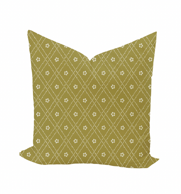 Emily Pillow Cover in Dijon Reverse - Liza Pruitt