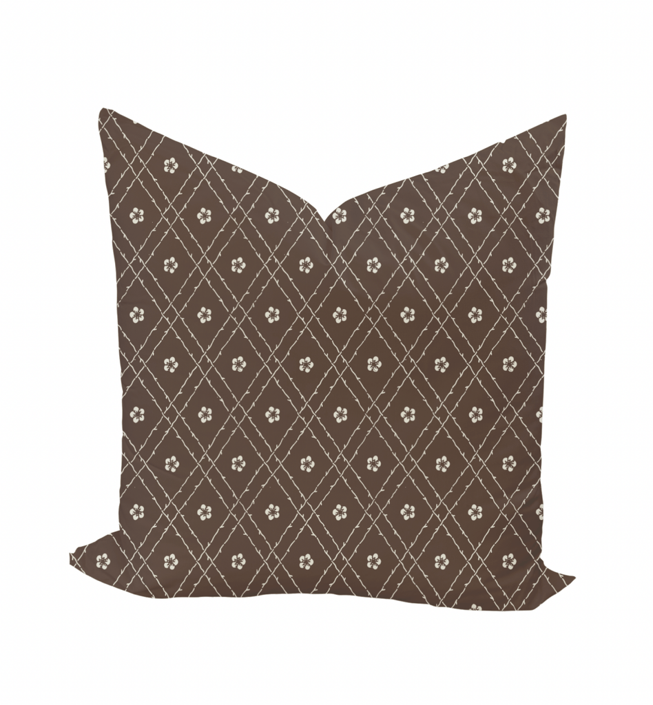 Emily Pillow Cover in Pluff Reverse - Liza Pruitt