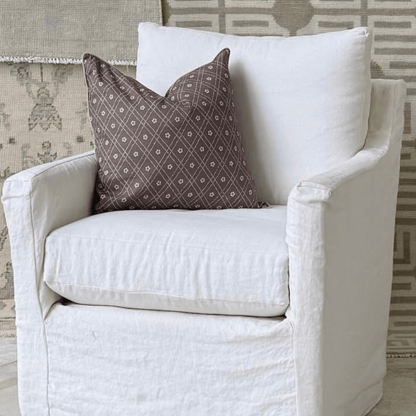 Emily Pillow Cover in Pluff Reverse - Liza Pruitt