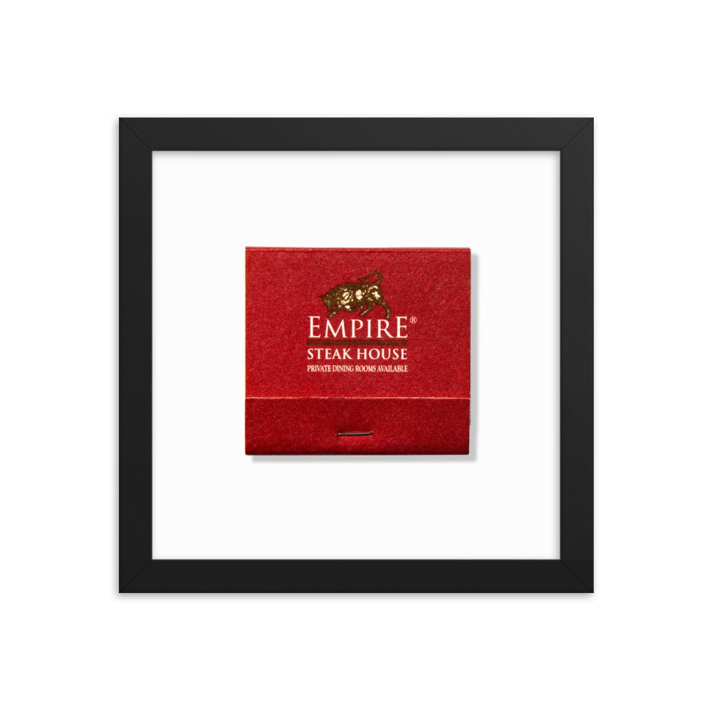 Empire Steakhouse Framed Print - Liza Pruitt