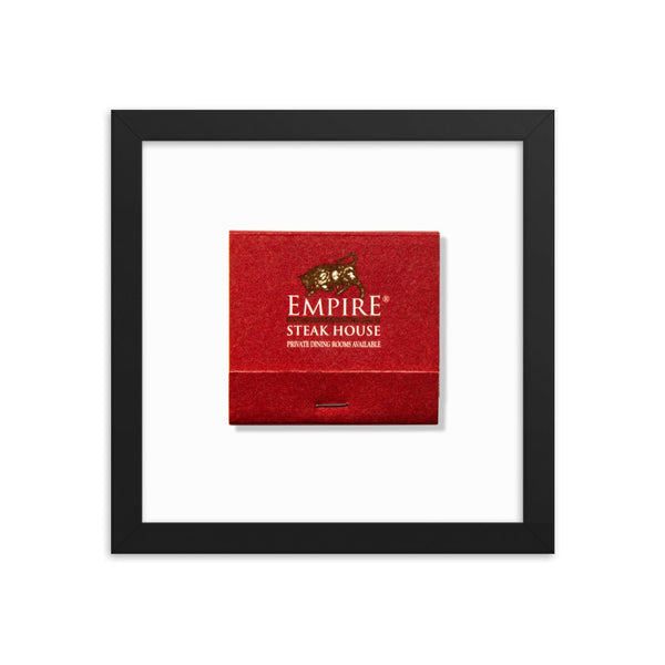 Empire Steakhouse Framed Print - Liza Pruitt