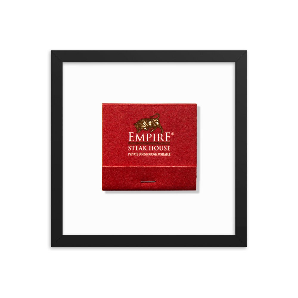 Empire Steakhouse Framed Print - Liza Pruitt