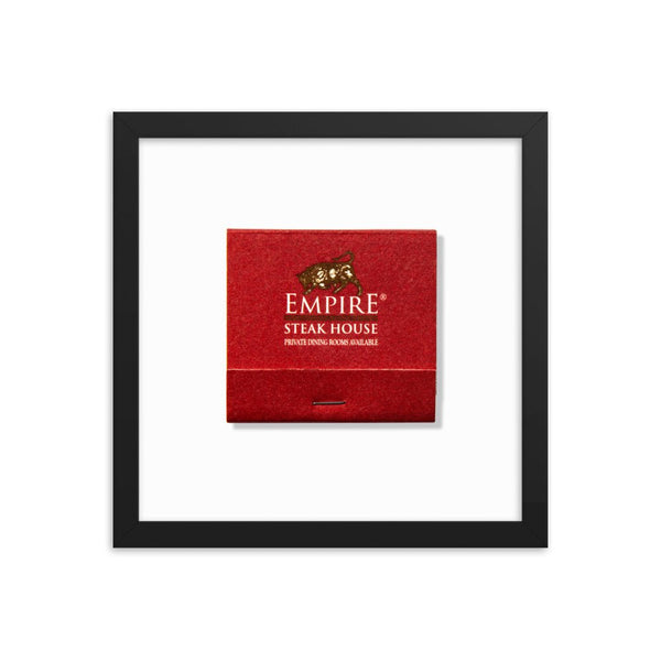Empire Steakhouse Framed Print - Liza Pruitt