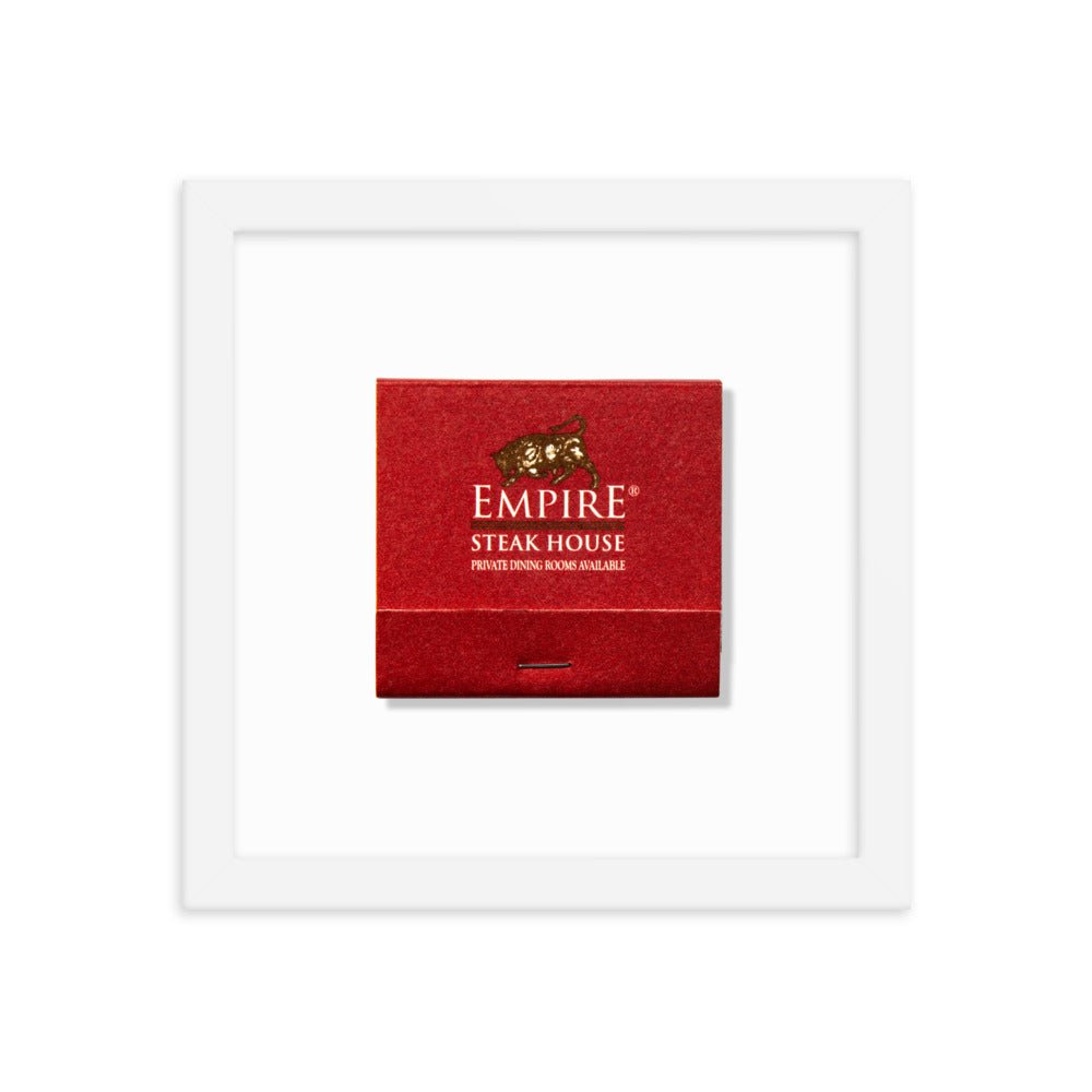 Empire Steakhouse Framed Print - Liza Pruitt