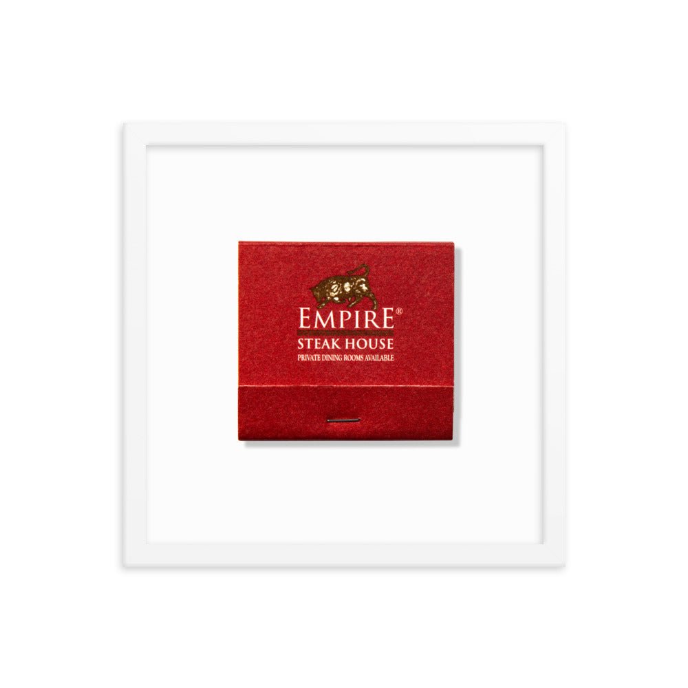 Empire Steakhouse Framed Print - Liza Pruitt