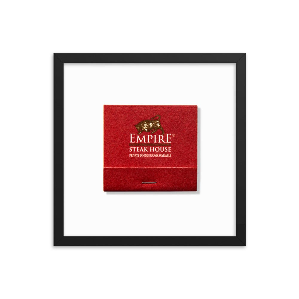 Empire Steakhouse Framed Print - Liza Pruitt