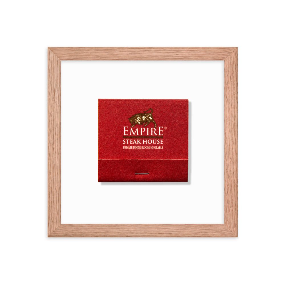 Empire Steakhouse Framed Print - Liza Pruitt