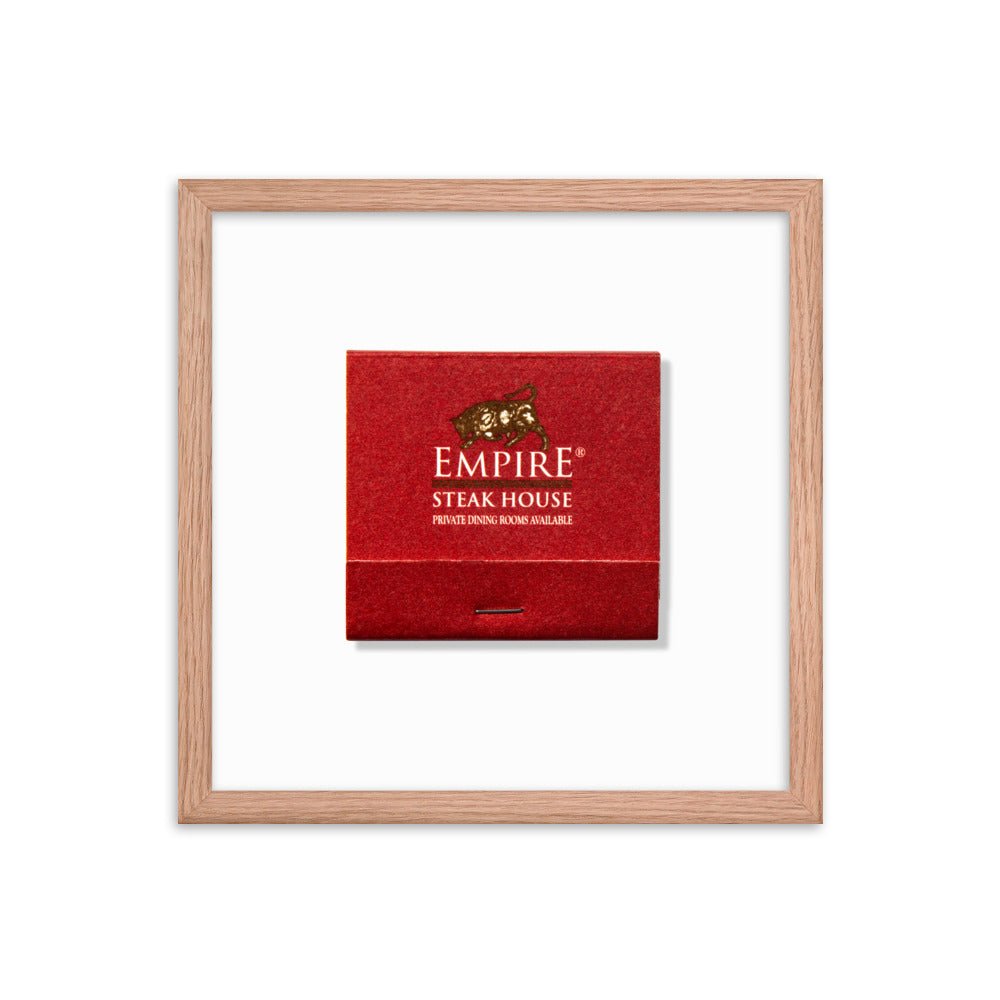 Empire Steakhouse Framed Print - Liza Pruitt