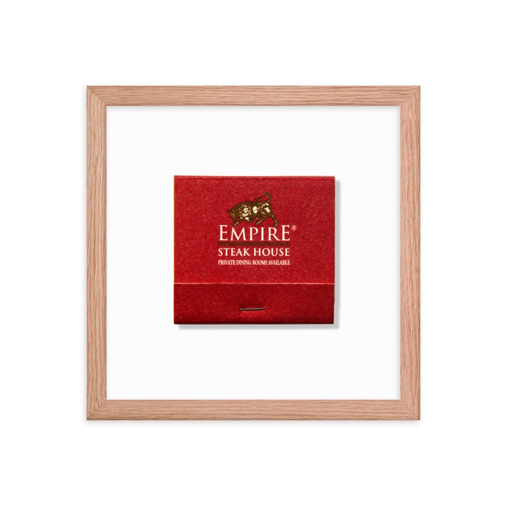 Empire Steakhouse Framed Print - Liza Pruitt