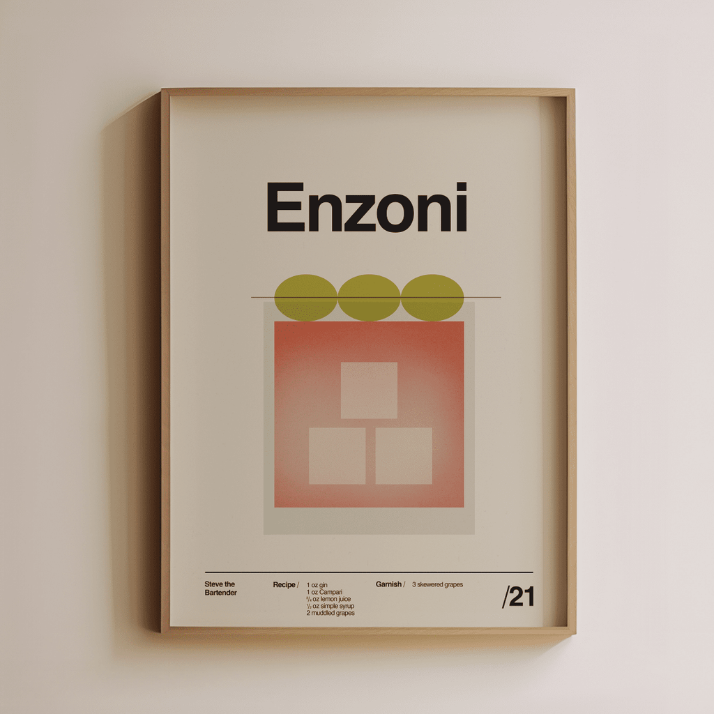 Enzoni - Steve the Bartender Cocktail - Liza Pruitt