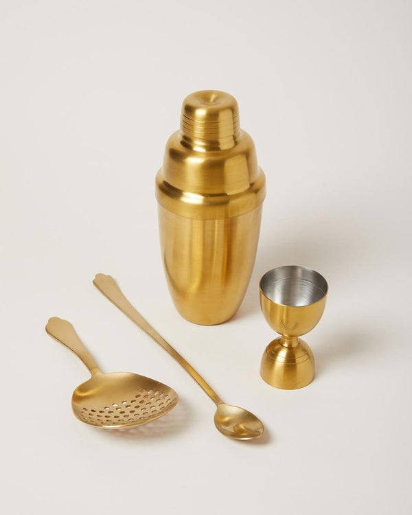 Essex Barware - Brushed Gold - Liza Pruitt