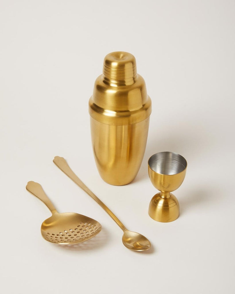 Essex Barware - Brushed Gold - Liza Pruitt