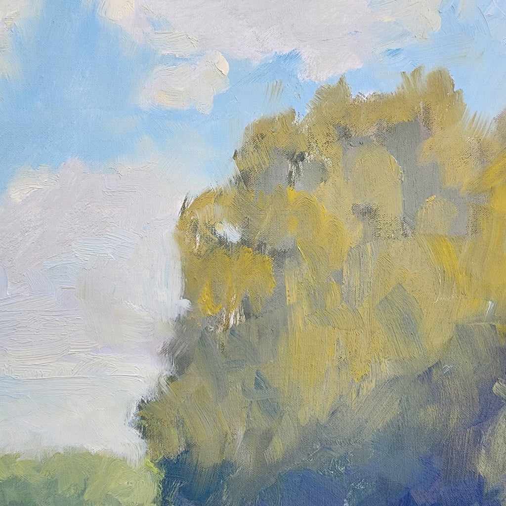 Evening View of the Pond | 30" h x 40" w - Liza Pruitt